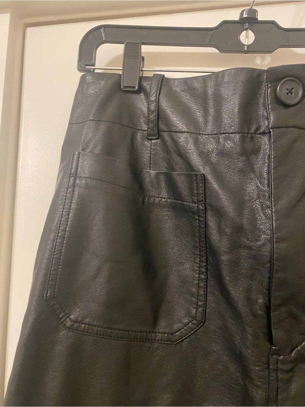 Anthropologie Maeve Faux Leather Colette Maxi Skirt - Picture 4 of 5